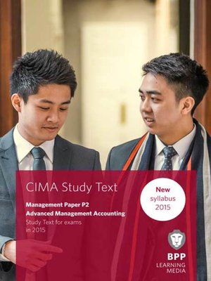 cover image of CIMA P2 Advanced Management Accounting
